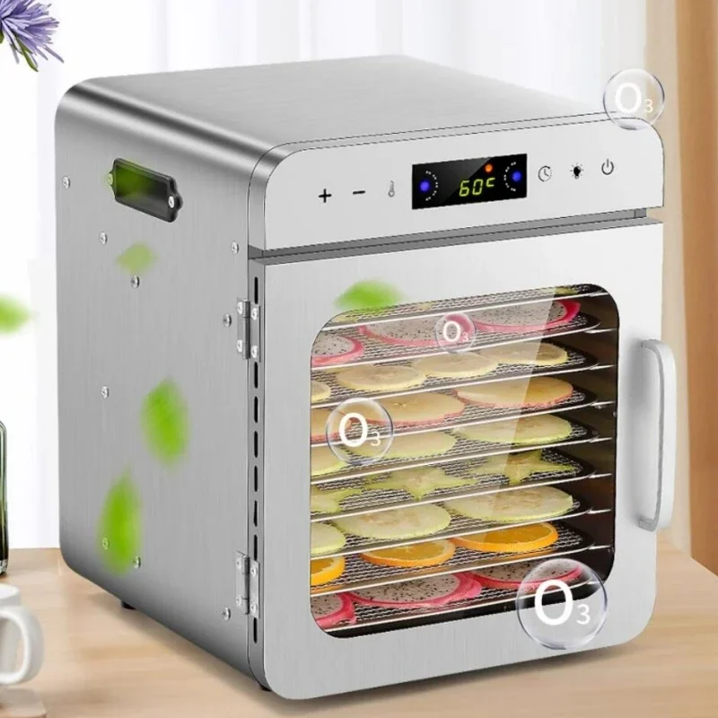 Household 220V 10-layer Smart Fruit Dryer Food Dehydrator Multi-functional Meat Tea Dehydration Pet Snack Food Dehydration Dryer