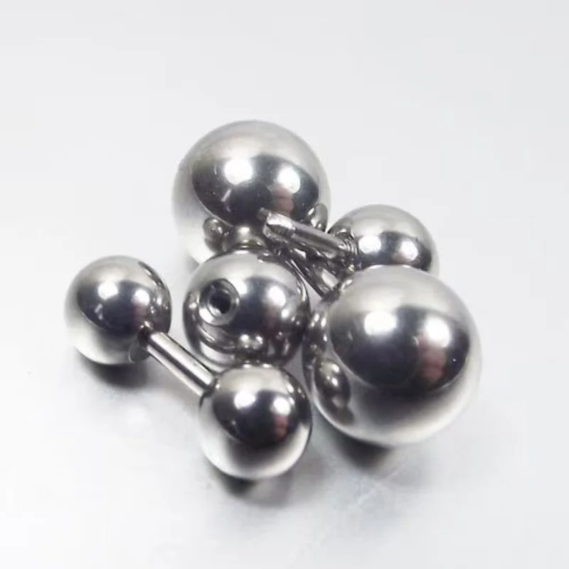 3Pcs 5/6/8mm Ball Helix Conch Cartilage Barbell Earring for Unisex Surgical Steel PA Sexy Piercings Jewelry