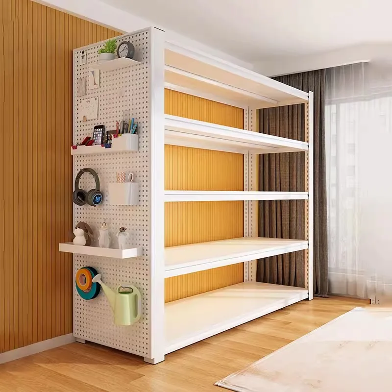 Multi-layer household steel storage rack Supermarket display rack Balcony sundries Quick storage Restaurant set Brand new
