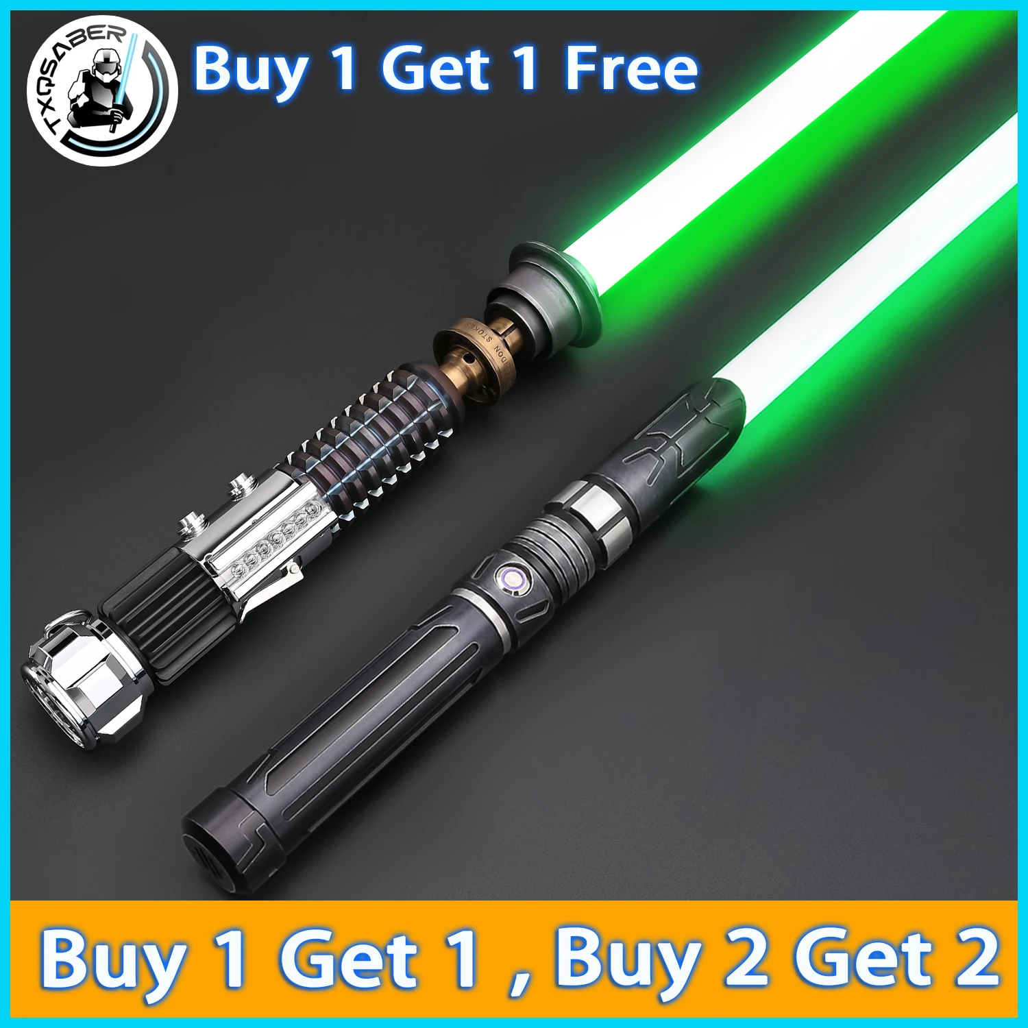 【Buy 1 Get 1 Free】Obi-wan EP3 EP1 EP4 TV SE RGB Heavy Dueling Lightsaber SNV4 Proffie2.2 Gesture Ignition Force Laser Sword