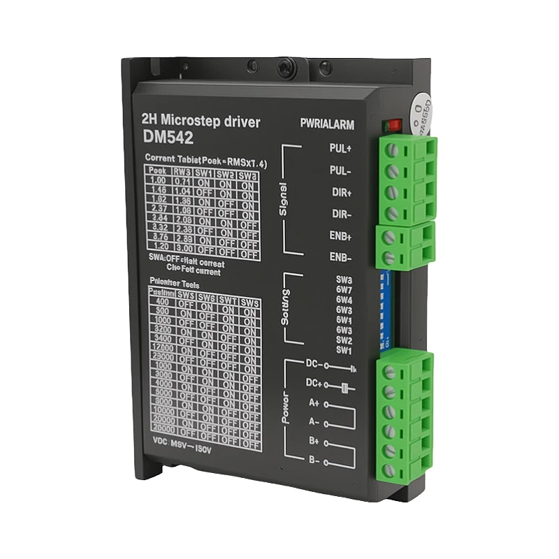 

High Quality 20-50VDC 4.2A DM542 Stepper Motor Driver Controller 2-Phase Digital Step Motor Driver for Nema 23 Stepping Motors