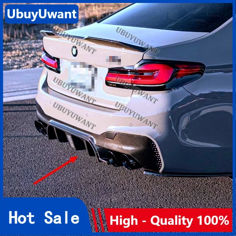 

Carbon Fiber Back lip Car Rear Bumper Diffuser Rear Splitters Spoiler Body Kits For BMW 5 Series M5 F90 G30 G38 530i 540i 2017+