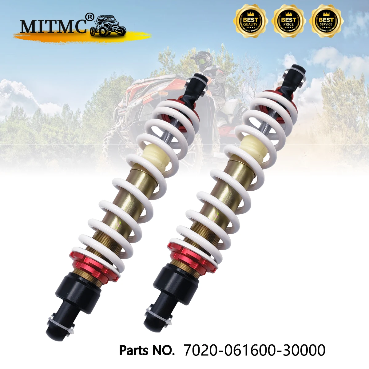 

2PC Rear Shock Absorber FIT For CF cf800-2(x8)part ATV UTV QUAD 7020-061600-30000