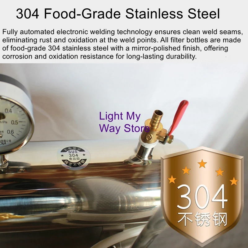 304 Stainless Steel Baijiu Filter: Removes Odors and Bitterness, Purifies and Clarifies Turbid Liquids