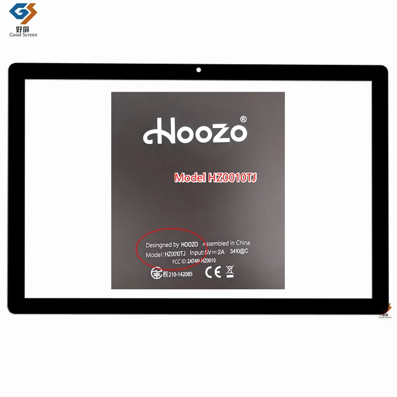 

Черный емкостный сенсорный экран 10,1 дюйма для планшетного ПК Hoozo HZ0010TJ, дигитайзер, сенсор, внешняя стеклянная панель