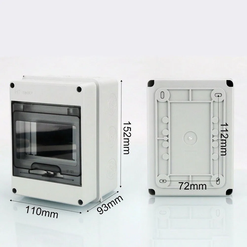 Waterproof Fuse Box 2 Piece Set IP65 Certified for Dust Rain Resistance and Reliable Performance in Variable Climate Conditions