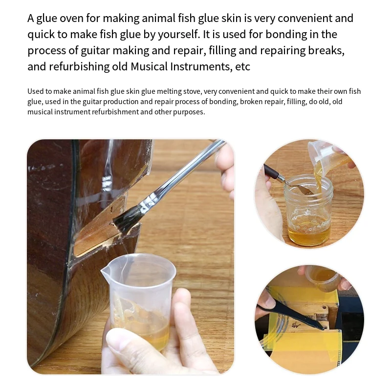 Fish Glue Animal Glue Sol Furnace Set Violin Maker Repair Tools image 6
