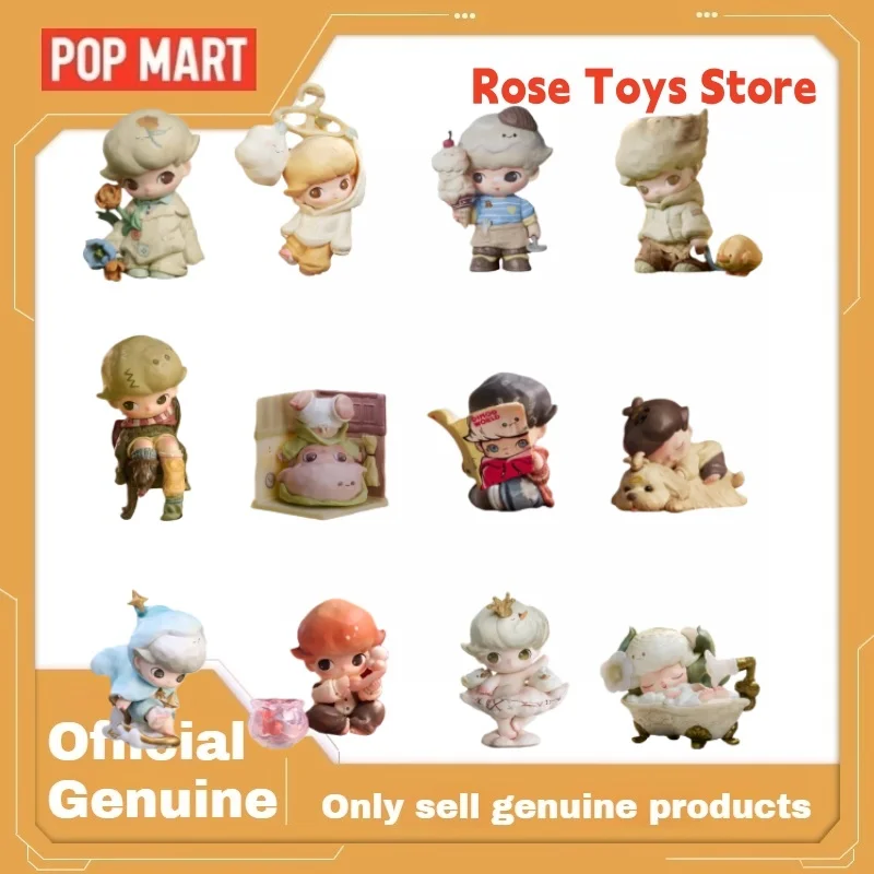 

Подлинная серия POP MART DIMOO The Missing Day, слепая коробка, игрушки, модель DIMOO, аниме-фигурка, прекрасная загадочная коробка, подарки на день рождения, Рождество