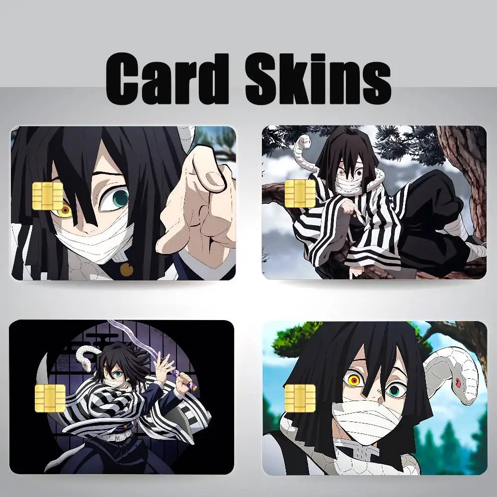 

Anime Cool I-Iguro Obanai Card Stickers For Debit Credit Card Spend Or Save Shell On Off Ultra Thin No Fade Sticker Skin Cover