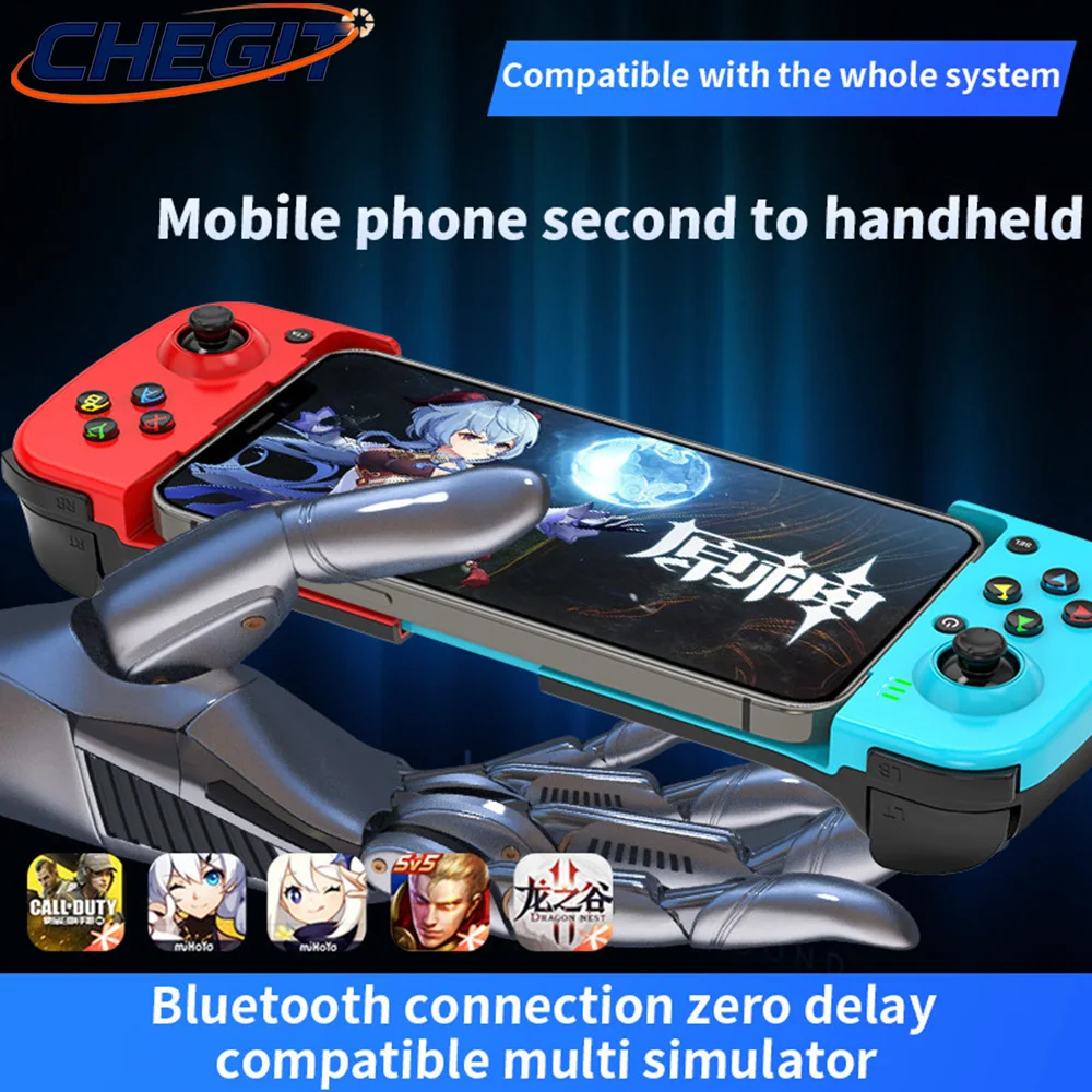 التحكم في ألعاب Gamepad للهاتف المحمول الذي يعمل بنظام أندرويد والكمبيوتر الخلوي والكمبيوتر اللوحي وتأثير القاعة عصا التحكم من النوع C وحدة تحكم لوحة الألعاب