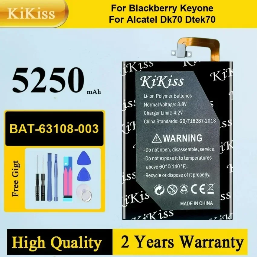 

BAT-63108-003 Аккумулятор мобильного телефона для BlackBerry Keyone для Alcatel DK70 DTEK70