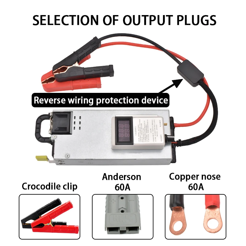 12 فولت 20A 30A 40A 60A 62A قابل للتعديل الذكية Lifepo4 4S 14.6 فولت 60A شاحن بطارية شاحن سريع ل 12.6 فولت 60A شاحن بطارية ليثيوم