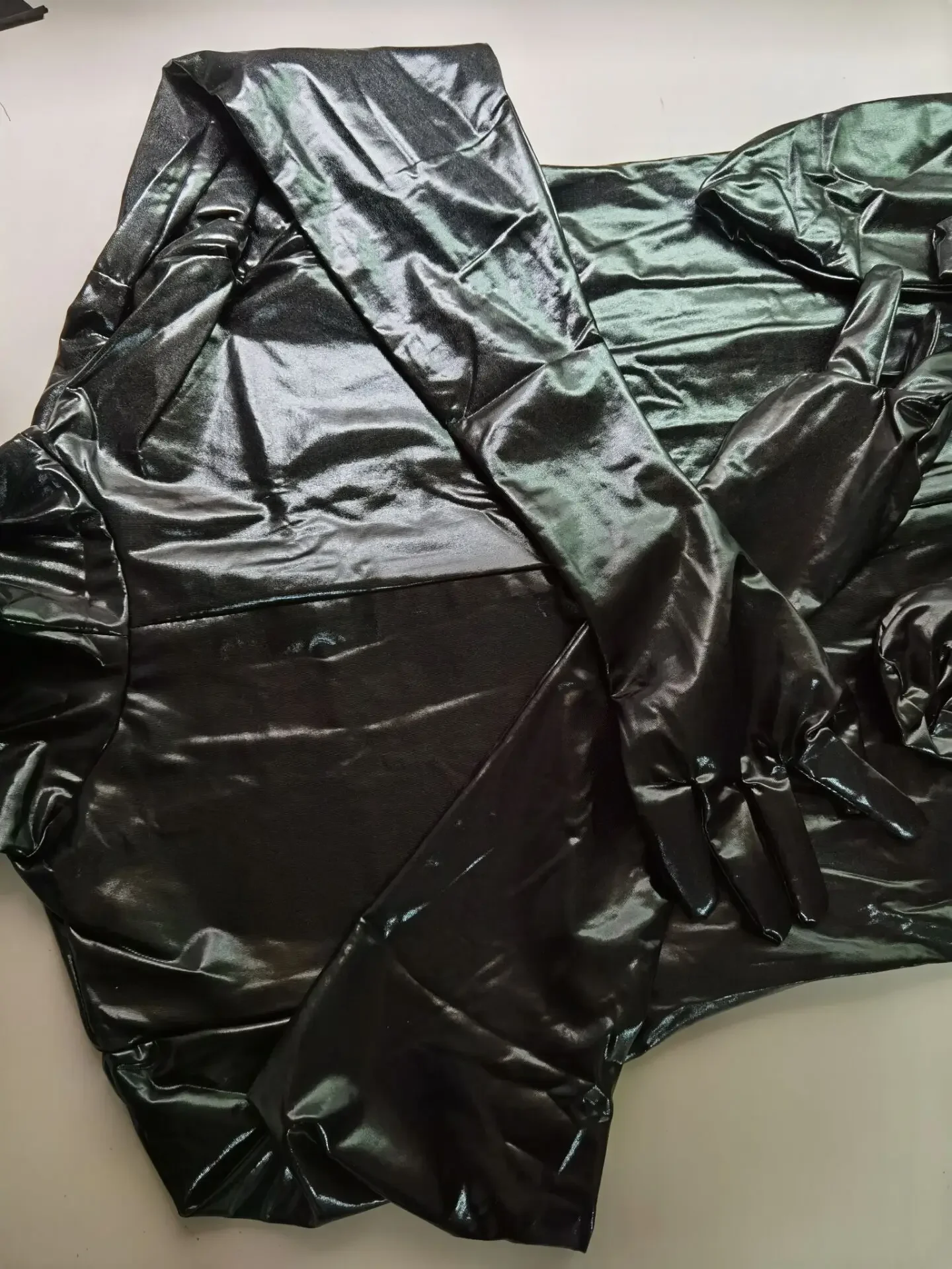 XXOO PU Leder Männer Sexy Gefangene Body Faux Latex Männliche Erotische Overall Homosexuell Sex Dessous Erwachsene Produkte Club Bühne Kostüm