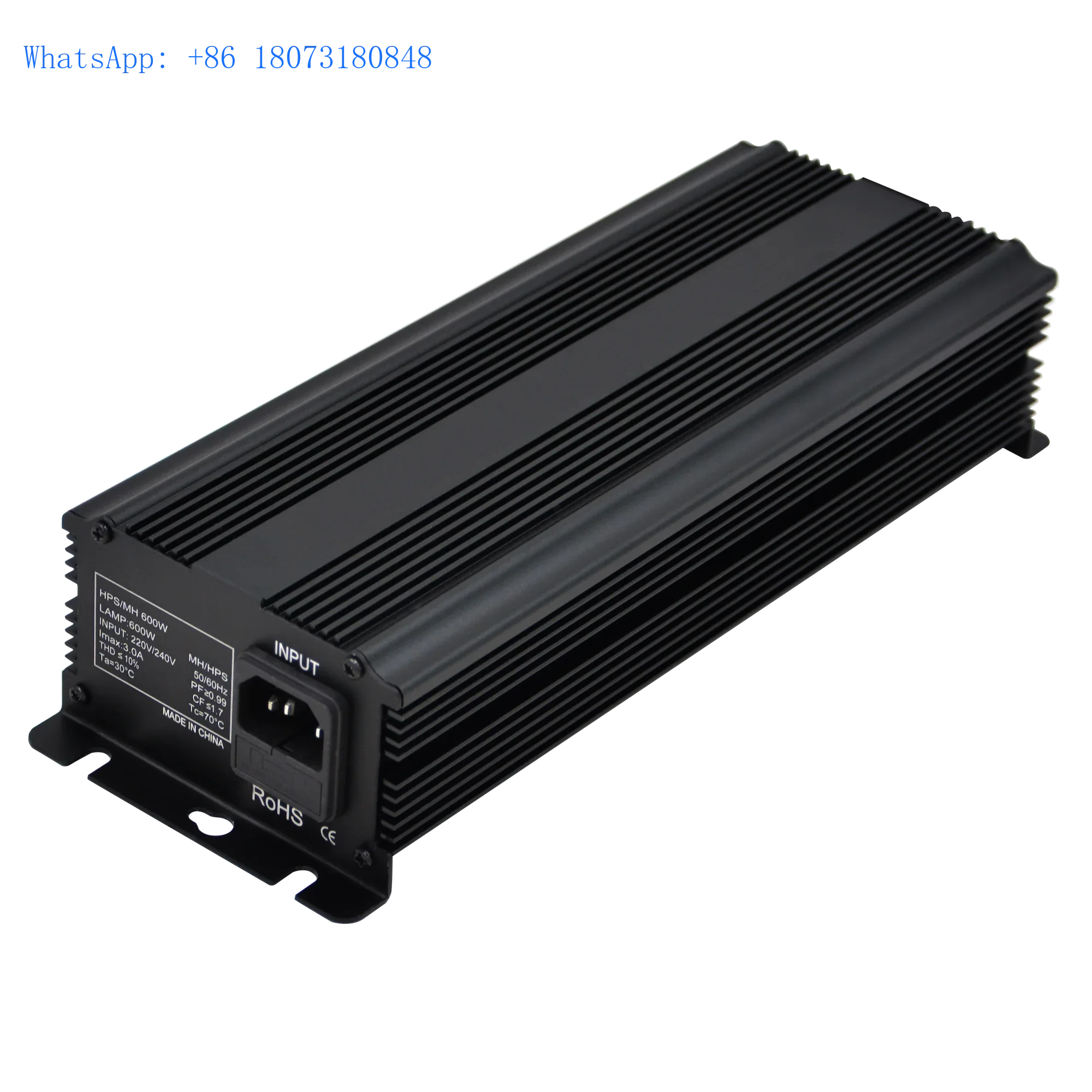 250w/400w/600w/Super lumen 600w Electronic ballast HPS MH Hydroponic 600w Digital Ballast