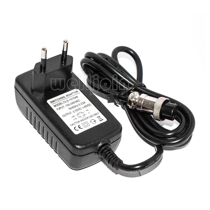 EY-08 Adaptador de alimentação transformador misturador, fonte de alimentação externa, 4 furos de saída ± 15V + 48V parte, AC 100-240V