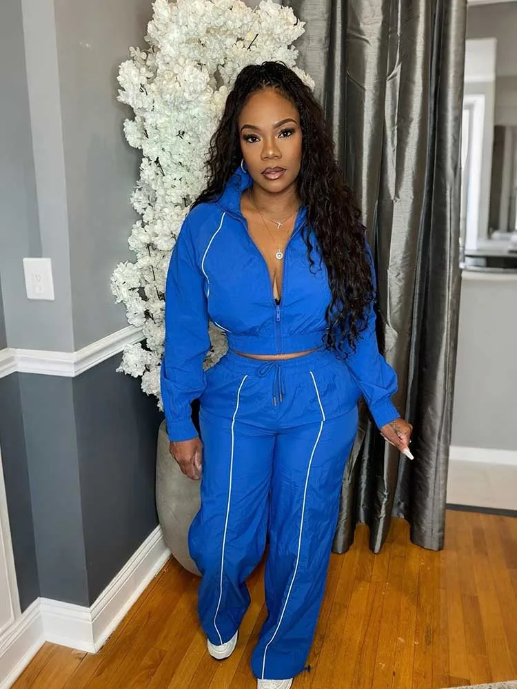 

Женский элегантный костюм-двойка: брюки и пиджак с длинным рукавом, модный спортивный комплект для весны, оптовая продажа, дропшиппинг