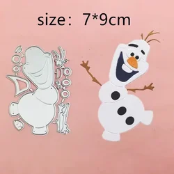 Natale Cartoon Snowman Metal Cut Dies stencil per Scrapbooking Stamp/Album fotografico goffratura decorativa carte di carta fai da te