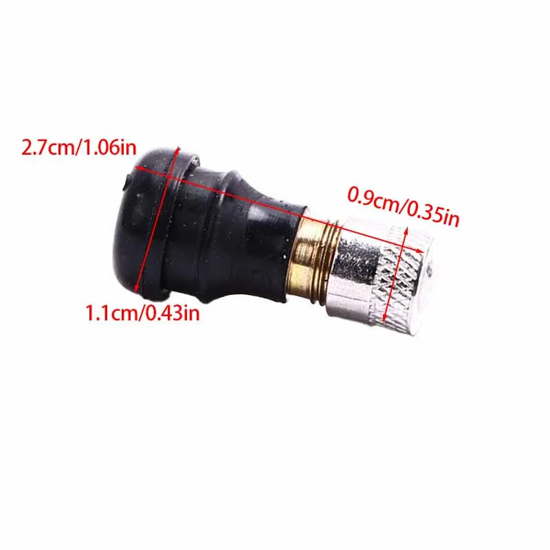 Electric Scooter Vacuum Tire Valve, Thickened Aging Resistant Design, Reliable Performance for Daily Commuting