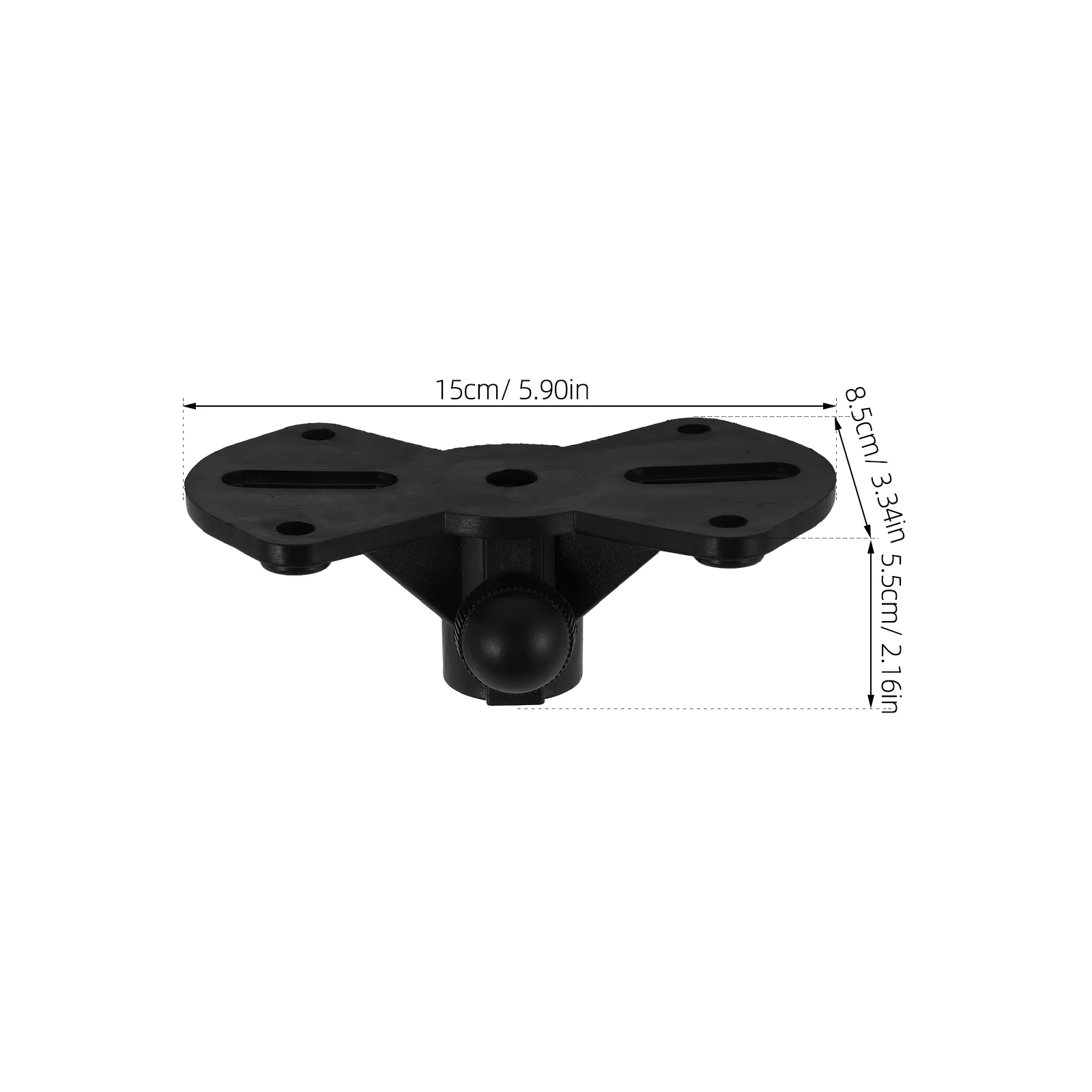 2 Pcs Universal Speaker Base Plastic Stand Tray Audio Holder Stable Desktop Stands For Bookshelf Speakers Small Precision