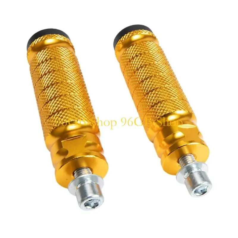 

96GB Adjustable Foot Pegs Aluminum Construction with Ergonomic Designs Non Slip Foot Pegs Suitable for Motorcycles & E Bikes