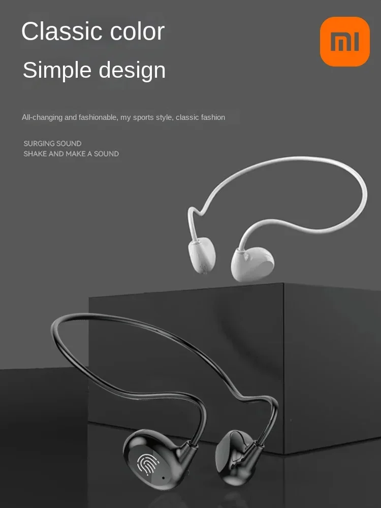 Xiaomi Mijia Bluetooth Hoofdtelefoon Stereo Oordopjes Been Geleiding Nekband Draadloze Oortelefoons Sport Over Oor Headset Voor iPhone