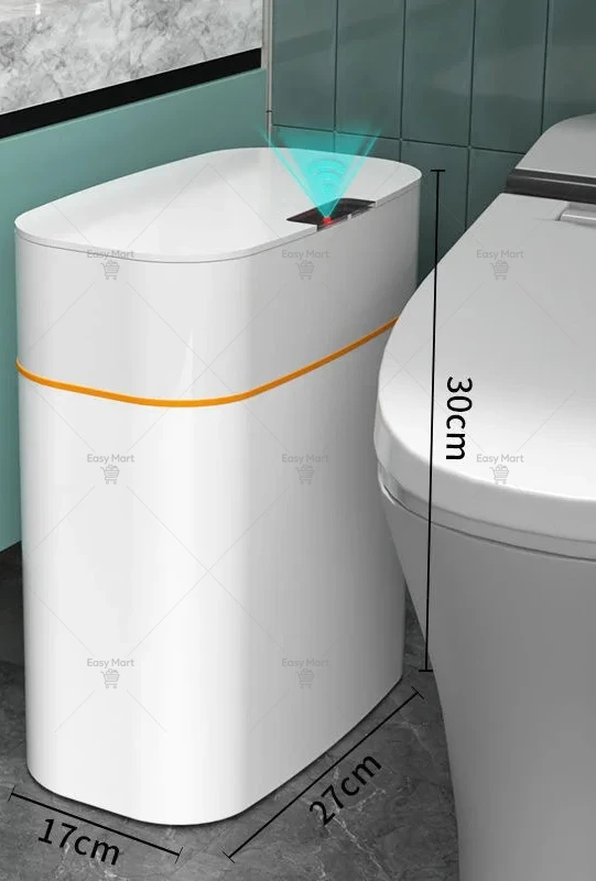 Automatic Smart Trash Can Inductive Household Versatile New Living Room Light Luxury Electric Toilet Toilet Sanitary Bucket