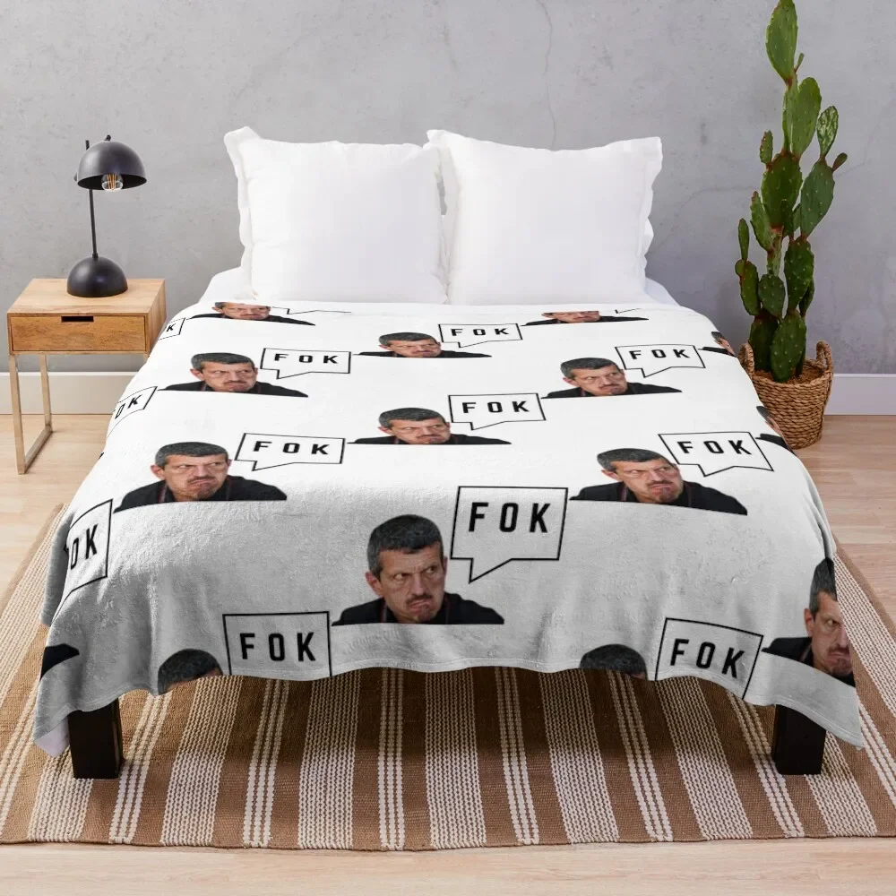 

guenther steiner funny quotes guenther steiner upset FOK Throw Blanket Thin Bed Decoratives Shaggy Blankets