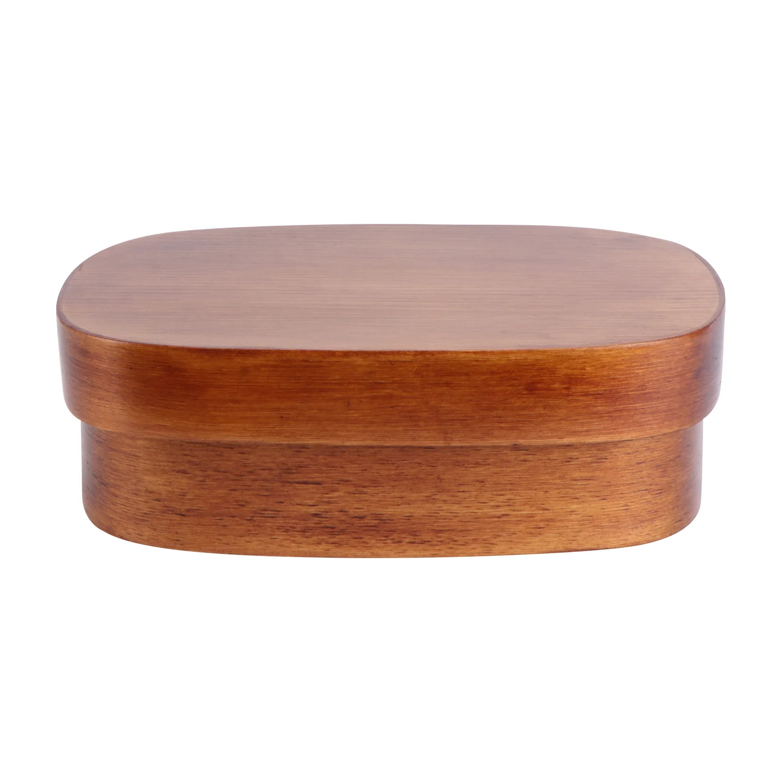 

Wooden Lunchbox Natural Wood Eco-Friendly Portable Food Storage Container for Office School Travel Sushi Box