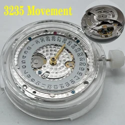 3235 Mechanical Movement Engraved automatic mechanical movement VR3235 blue balance wheel SUB/DJ movement