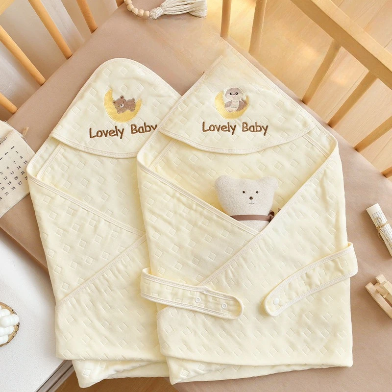 Coperte estive sottili per neonato, simpatico cartone animato, coniglietto, orso, coperta per neonato, coperta per fasciatoio in morbido cotone