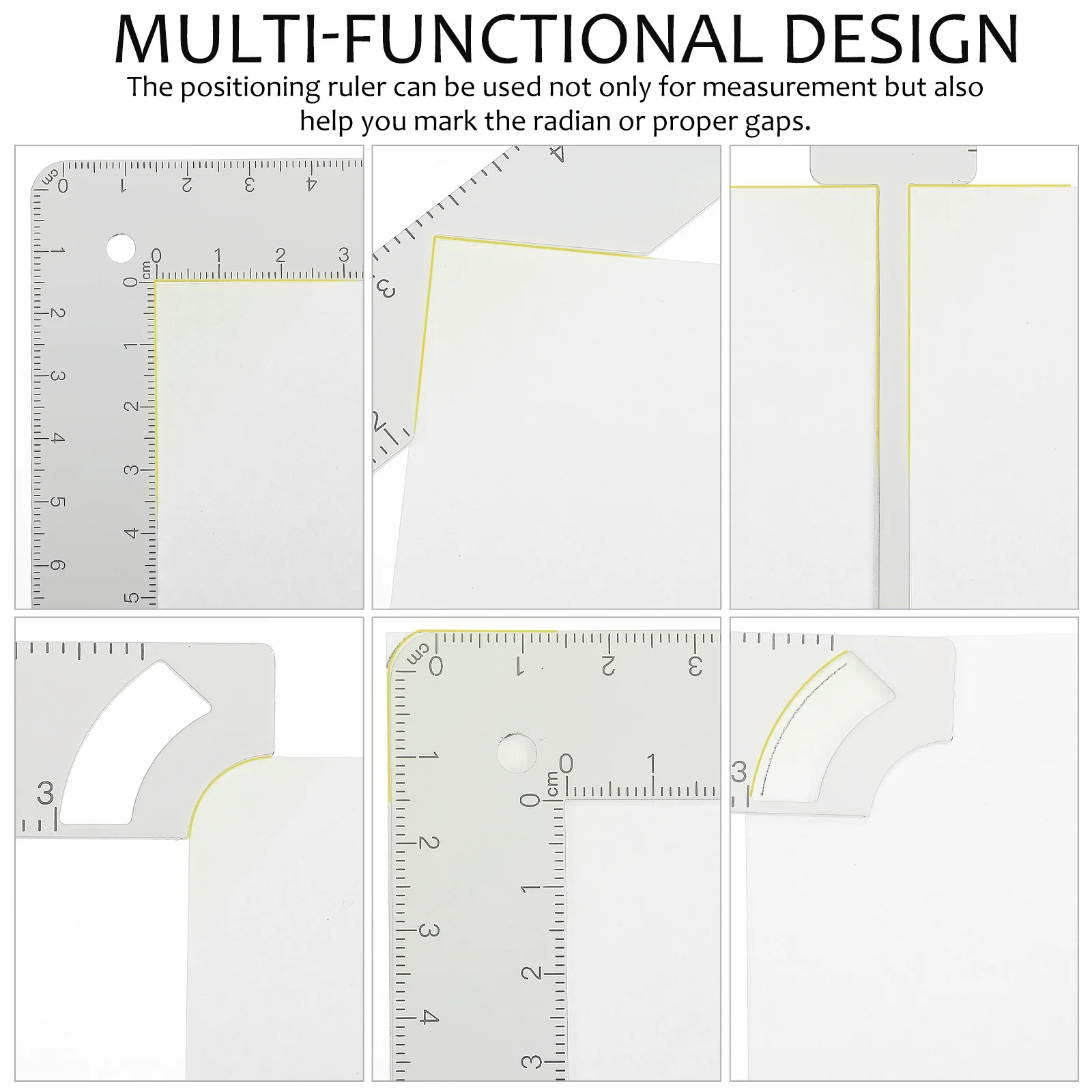 Book Making Cover Positioning Ruler Scrapbook Binding Materials Books Bookbinding Guide Supplies