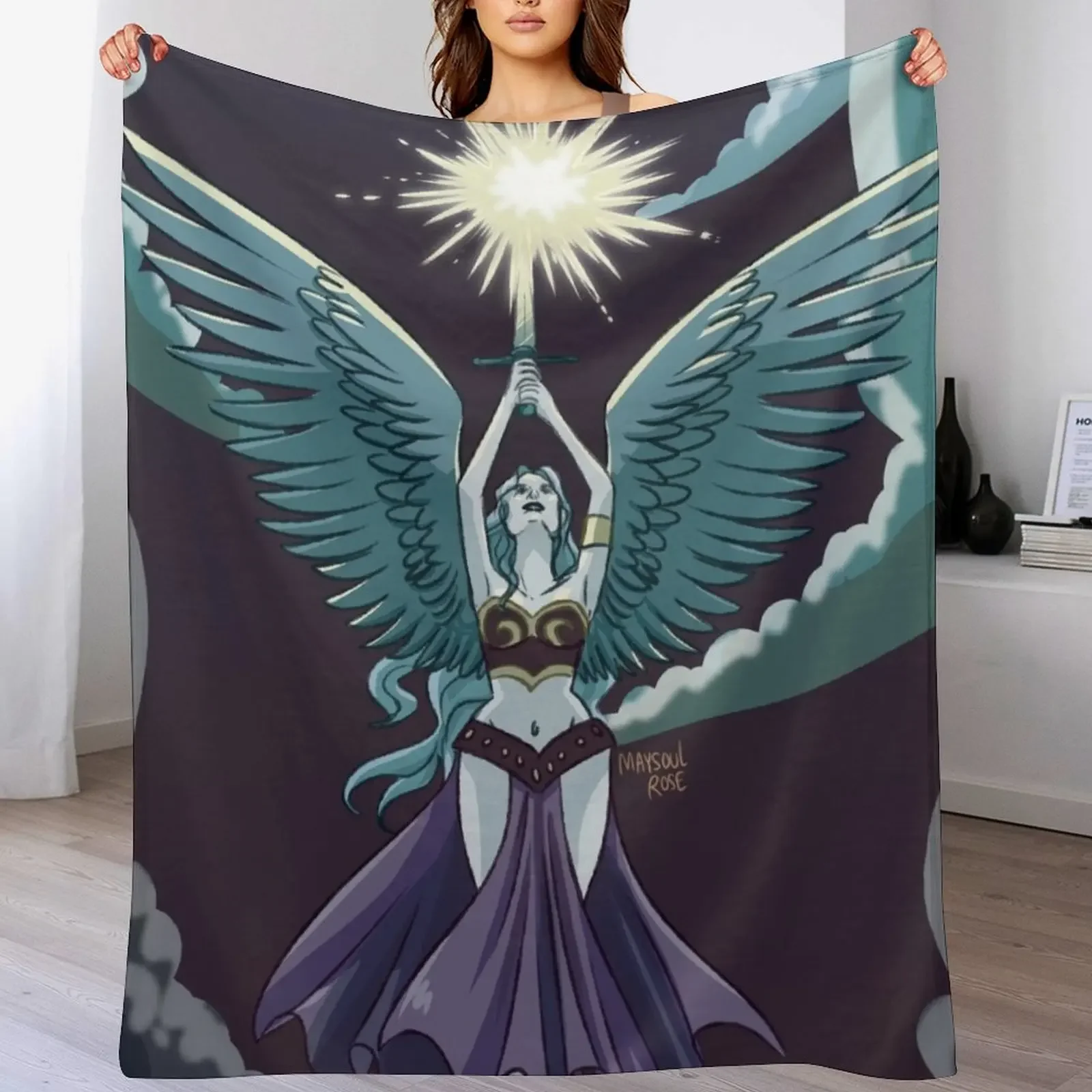 Calling the storm Throw Blanket Luxurious Soft Blanket Holiday Gift for Family