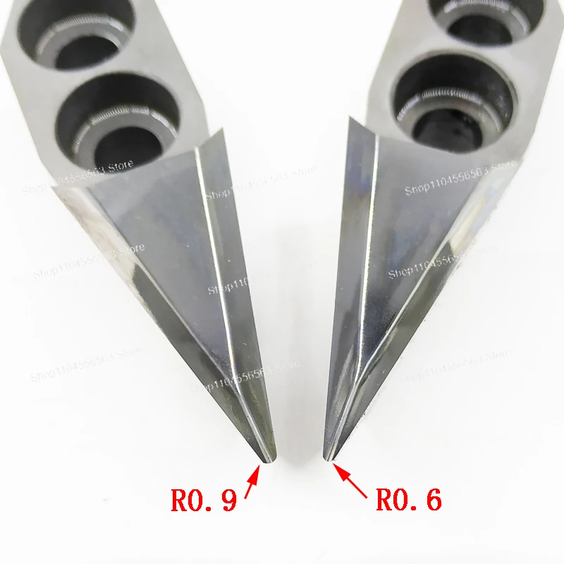 R0.6/R0.9  Mirror Tungsten Steel Blade Turning V-groove Staircase For Woodworking CNC Lathe