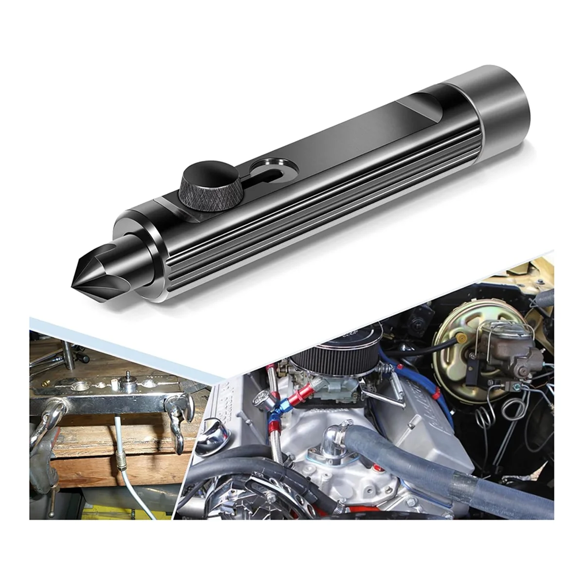 YHYS Internal/External Tube Deburring Tools Brake Line Deburring Tools for Brake, Fuel, Transmission and Coolant Lines