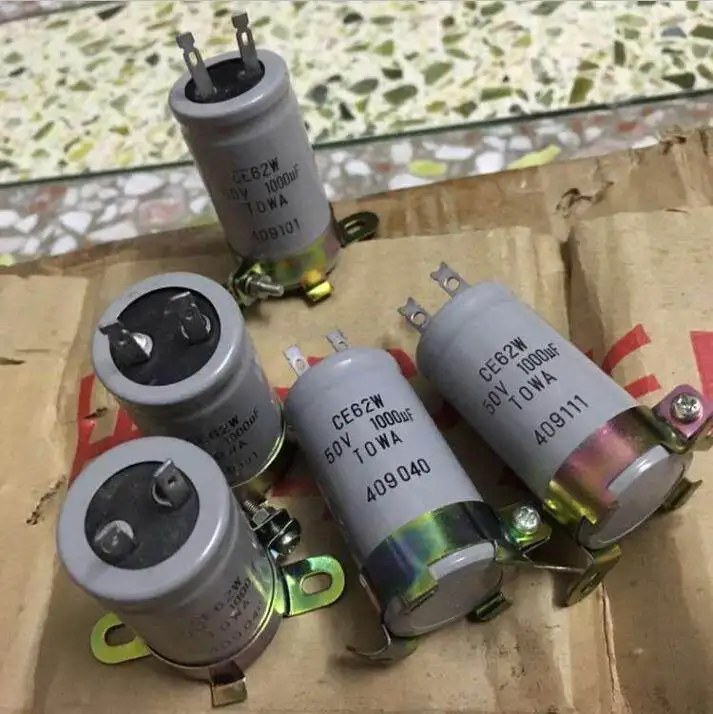 5pcs  Sourced for TOWA Japan CE62W Series 1000UF 50V Vintage Audio Filter Electrolytic Capacitor