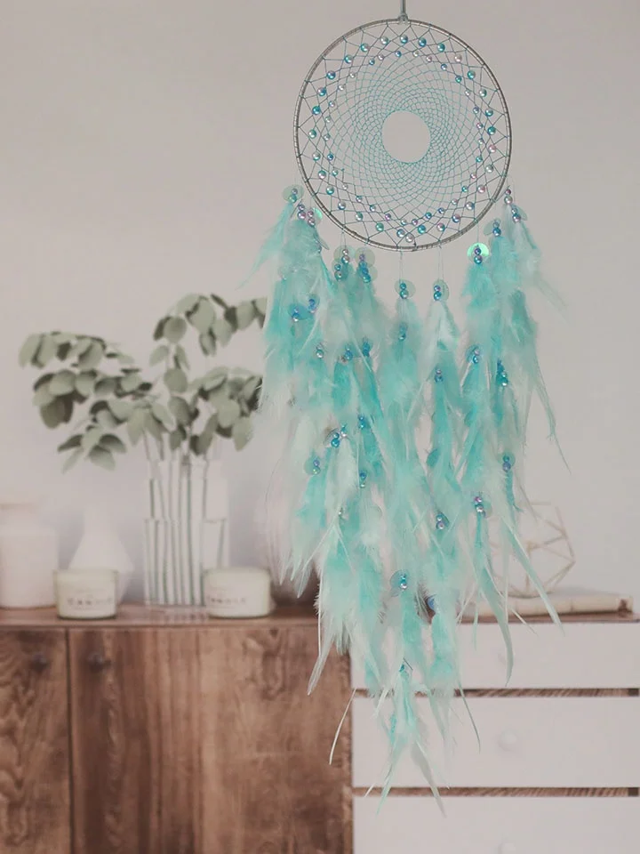 

Индийский декоративный ветряной колокольчик для спальни, креативное украшение в стиле ретро, готовое изделие, для декора в лесном стиле, для свадьбы...