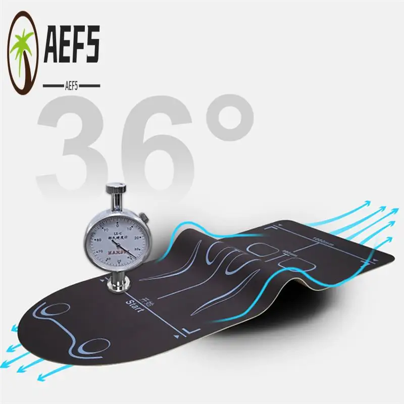 

AEF5-Коврик для тренажера для роликового колеса для пресса, Нескользящий коврик для брюшного колена, напольный коврик для домашнего спортзала для йоги, пилатеса