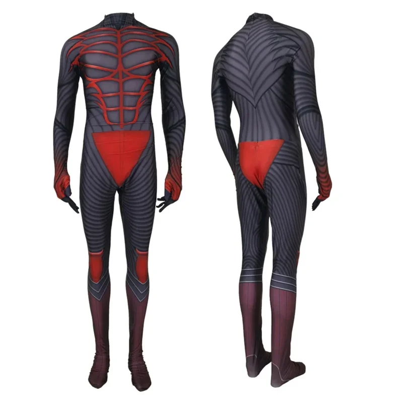 Cosplay Kingdom Hearts Vanitas Homens Crianças Traje Macacões de Halloween Zentai Plugsuit Festa Bodysuit MN3
