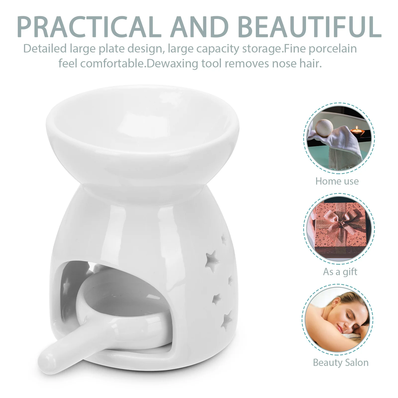 

1Set Premium Ceramic Incense Burner Aroma Furnace Creative Design Home Decor Incense Burner Aroma Furnace