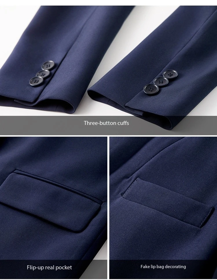 SENTUBILA Einfarbige Blazer für Damen 2026 Herbst Reverskragen Einreihig Zweiknopf Gerade Locker Sitzender Maßgeschneiderter Mantel 153XC8811X – Detail 21