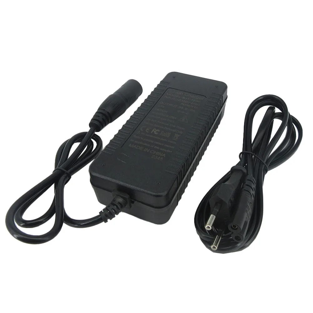 14S 58.8V 2A Li-ion Charger For 52V 51.8V Lithium 18650 10AH 15AH 20AH Battery Charger XLRM 1+ 2- GX16 DC