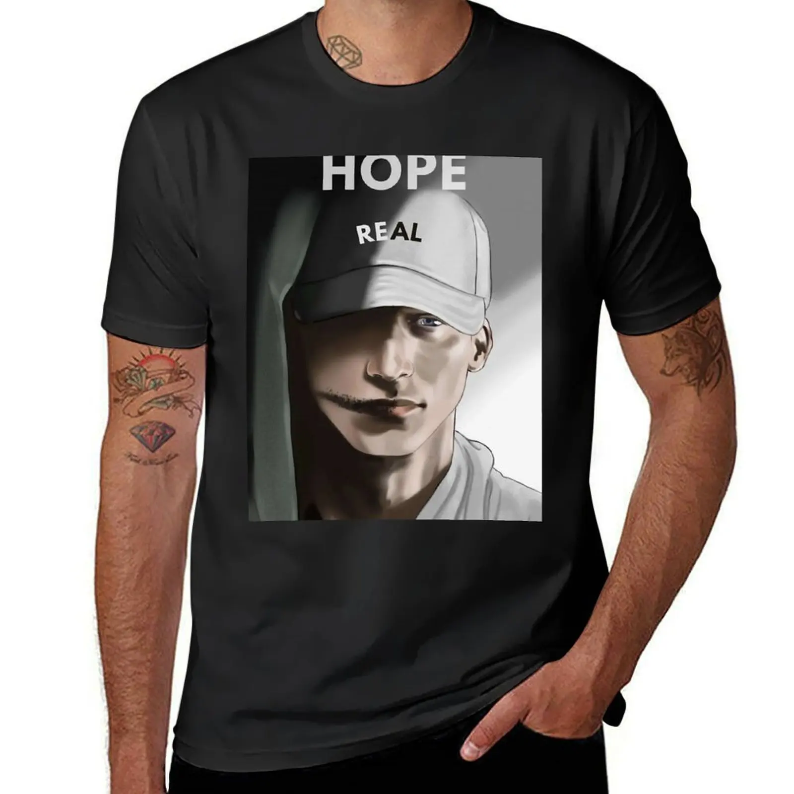 

Nf Hope real T-Shirt boys animal print Aesthetic clothing quick drying sports fans mens plain t shirts