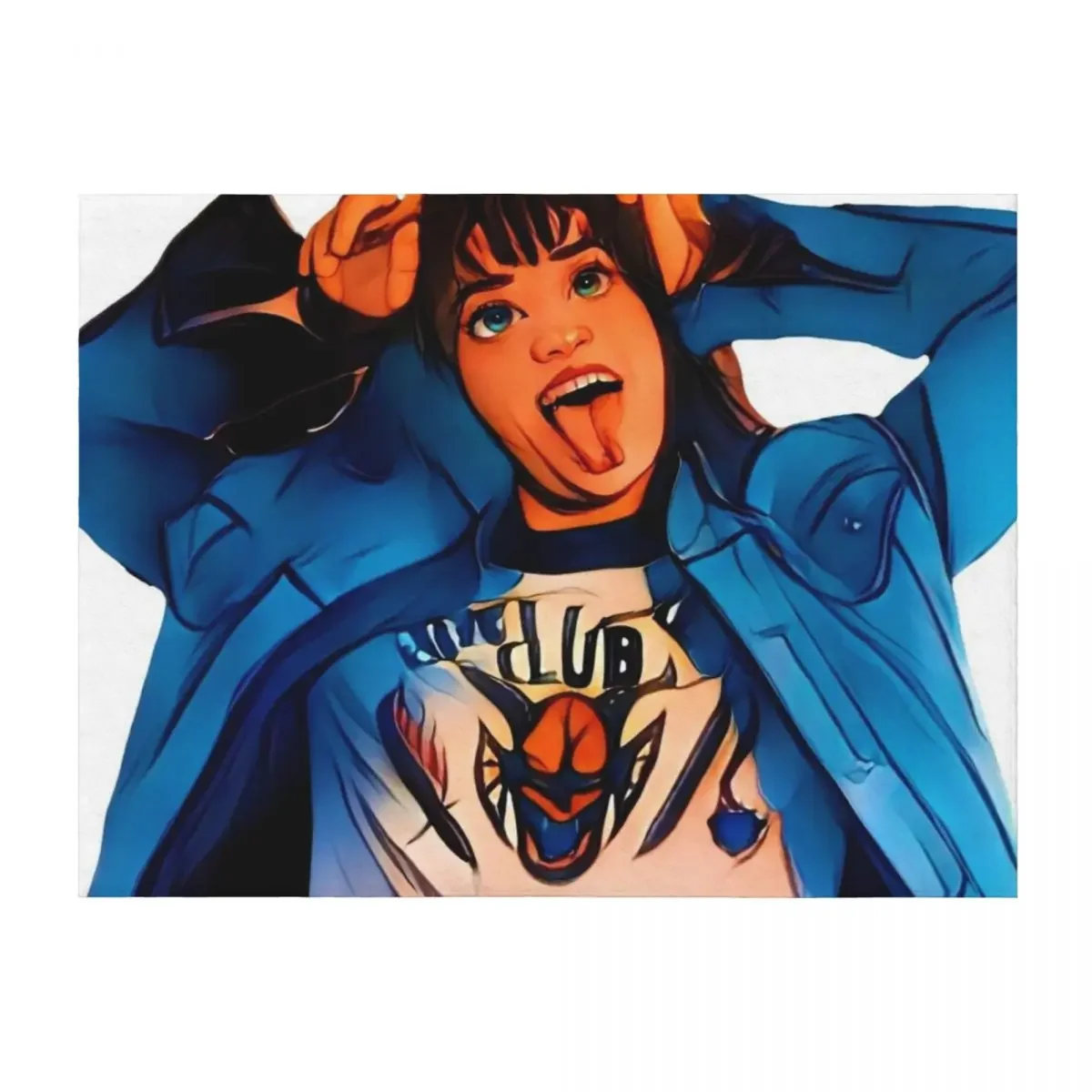 

Eddie Munson Throw Blanket Single Bed linens Thermals For Travel Extra Large Throw Blankets