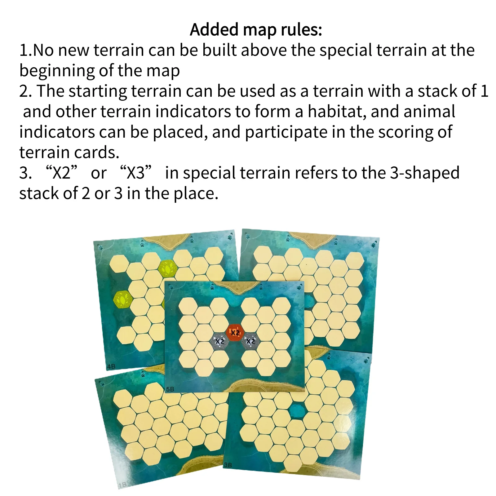 Upgrade DIY MAP Expansion for HARMONIES: 10 PCs in 2 Packs, For More Players & Enhanced Game Experience