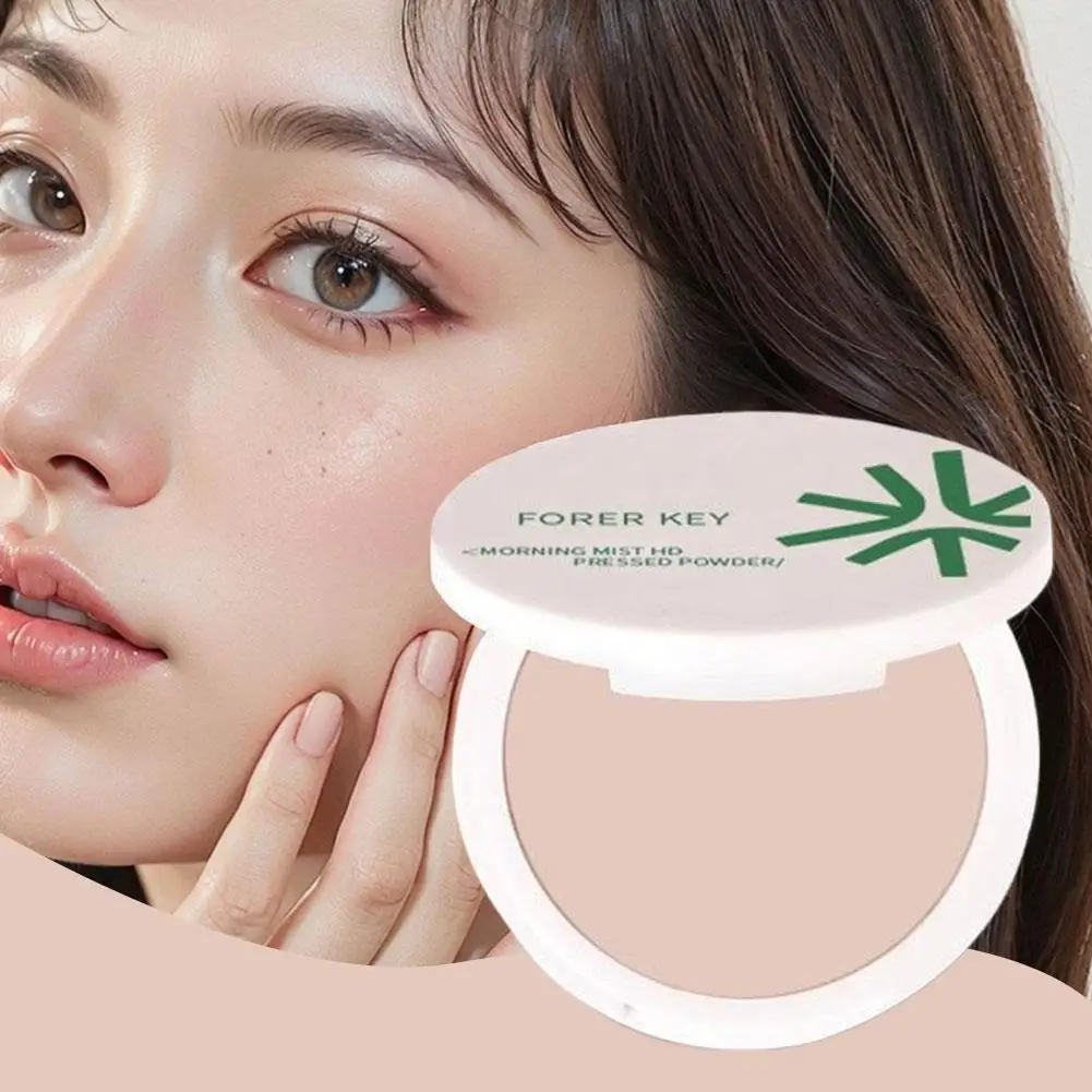 Mineral Face Pressed Oil Control Natural Foundation Powder 2 Colors Smooth Finish Concealer Setting Makeup Setting Powder