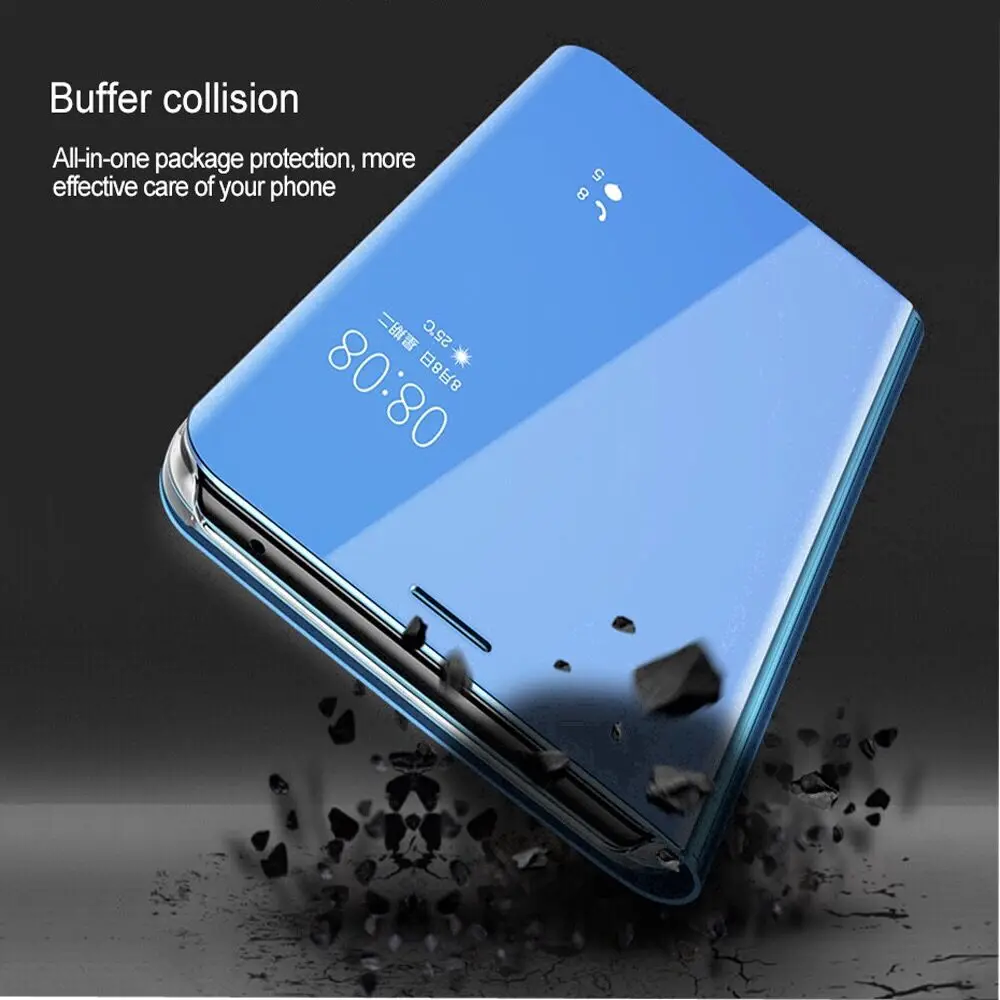 Smart View Flip Phone Case For Samsung A32 4G A30 A30s A31 Cover On For Galaxy A32 5G A 30 s 30s 31 32 0s Mirror Leather Shell