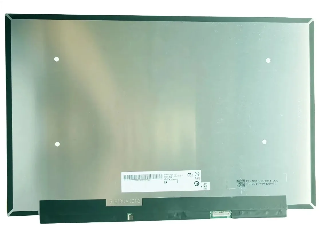 A++B160UAK01.2 16.0'' Laptop LCD Screen Display Panel Matrix 1920*1200 EDP 30 Pins