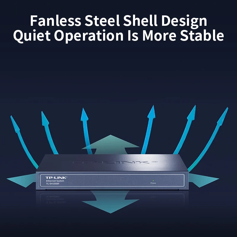 TP-Link 8 Port 2.5G SFP Port Ethernet Switch 2.5GBASE-T Network Switcher 2500Mbps Network التوصيل البصري والتشغيل TL-SH1008F #4