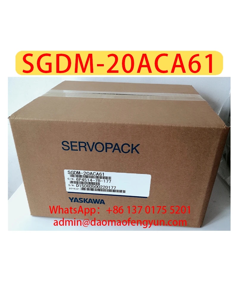 

SGDM-20ACA61 Brand New Servo Drive Original Genuine，SGDM 20ACA61