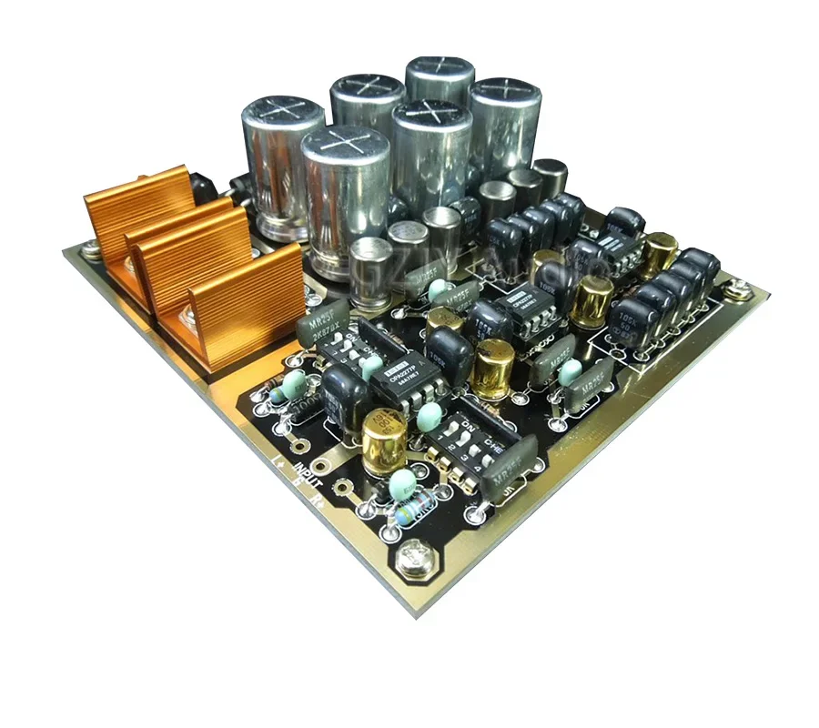 High-End,Monitoring Type, Adjustable Multiple, Fever Preamplifier Board,OPA2277 * 3,Excellent Voice